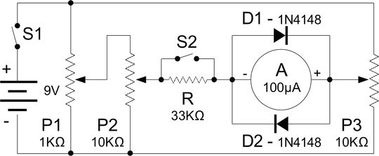 Schema circuito calcolatrice analogica