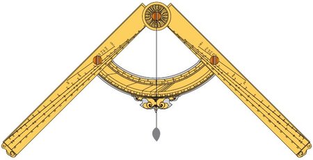 Riproduzione del Compasso di Galileo