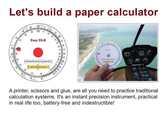 Download the paper calculators by Nicola Marras