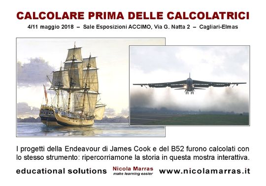 Schede mostra regolo calcolatore