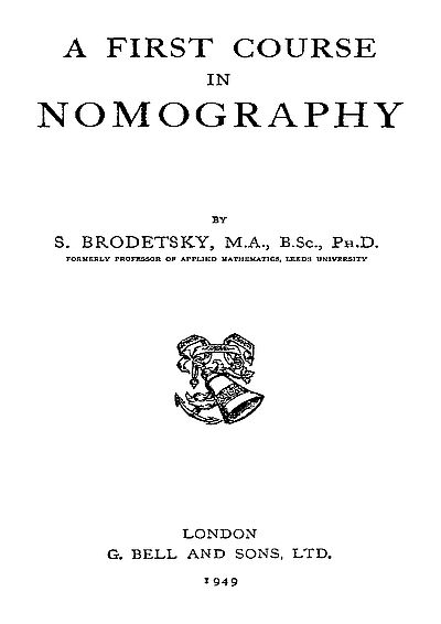 First Course in Nomography