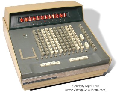 Electronic calculator ANITA