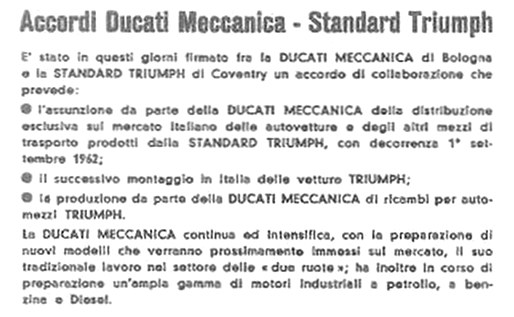 Triumph TR4 - Ducati Meccanica