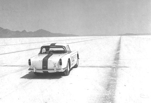 Triumph TR4 speed record 2
